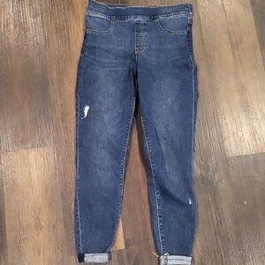 SPANX Dark Blue Ankle Jeans
